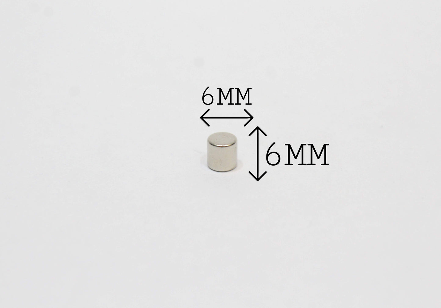 6 mm Dia x 6 mm Thick Neodymium Magnet