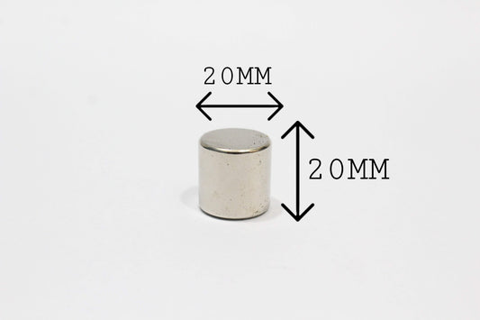 20 mm Dia x 20 mm Thick Neodymium Magnet