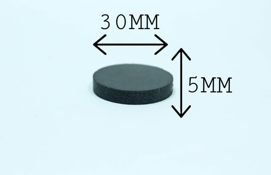 30 mm Dia x 5 mm Thick Ferrite magnet