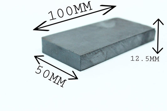 100 mm L x 50 mm B x 12.5 mm H Ferrite Magnet