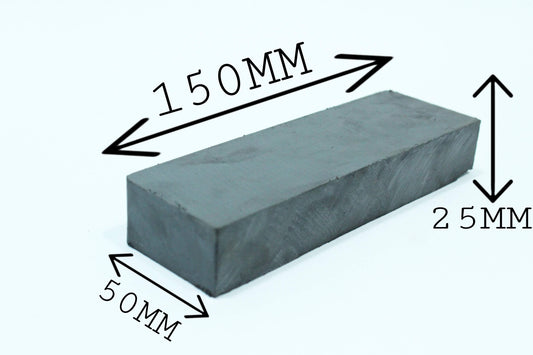 150 mm L x 50 mm B x 25 mm H Ferrite Magnet