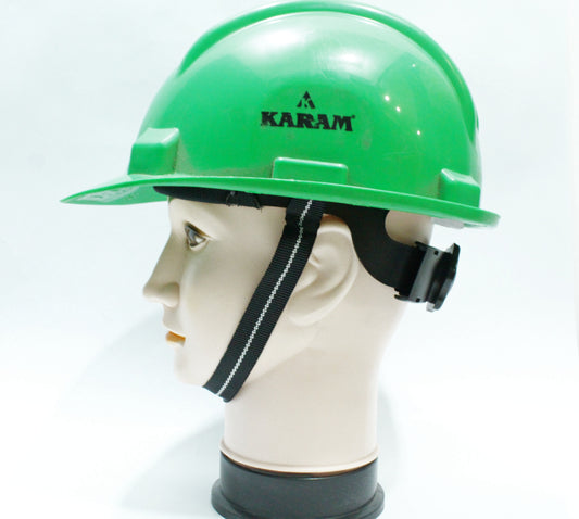 Karam Green Helmet With Knob