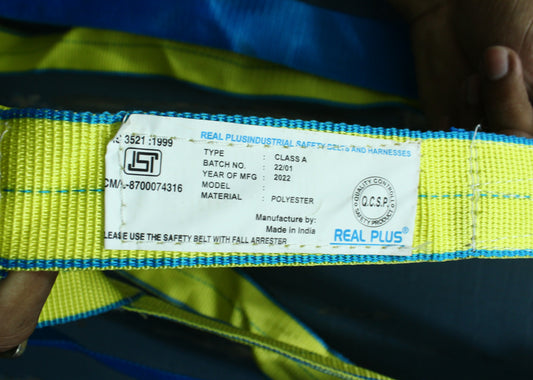 Real Plus Full Body Safety Belt with Scaffolding hooks